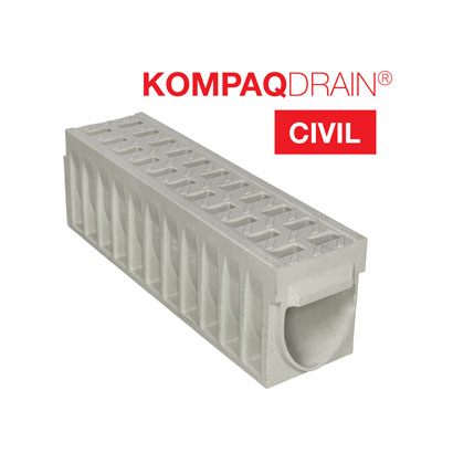 KOMPAQDRAIN® CIVIL, le caniveau compact F900